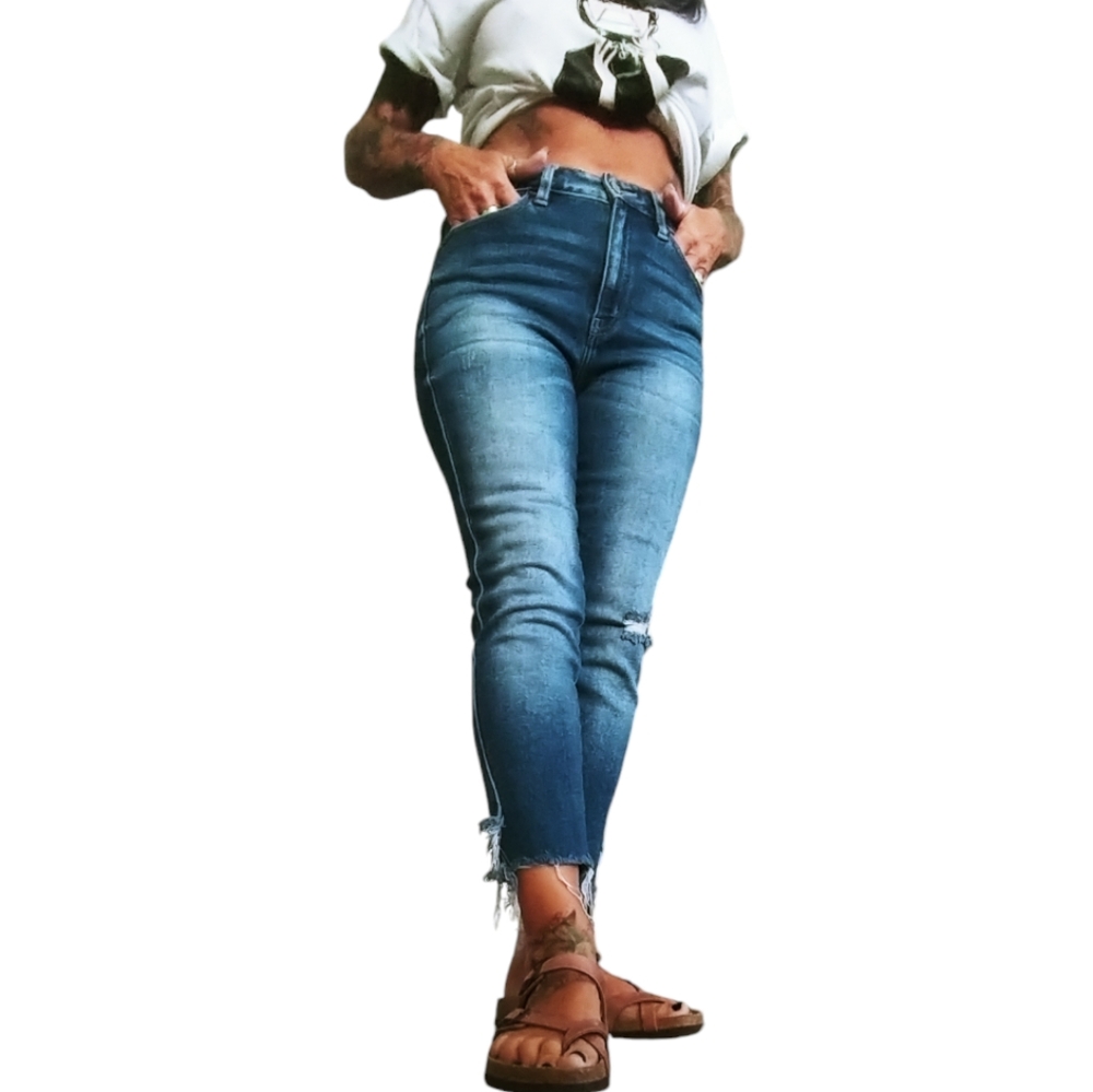 KanCan Geneva high rise ankle skinny jeans
